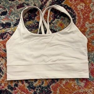 white lululemon energy sports bra